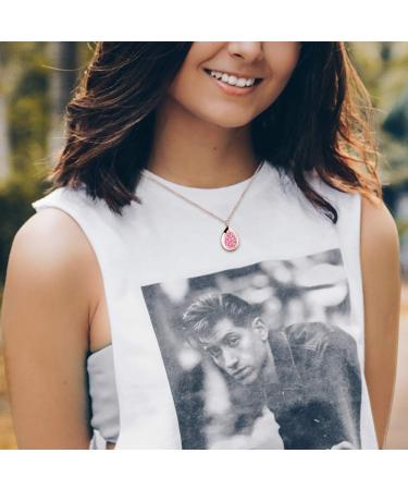 Rose Gold Aromatherapy Essential Oil Diffuser Necklace - Stainless Steel Pendant Locket for Women & Moms - Perfect Gift Jewelry - Buy Online on GoSupps.com