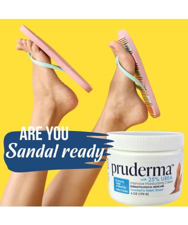 Urea 25% Healing Cream - 6 oz Moisturizer for Hands Feet & Knees | Soothes Cracked Skin & Promotes Healthy Appearance - Buy Online on GoSupps.com