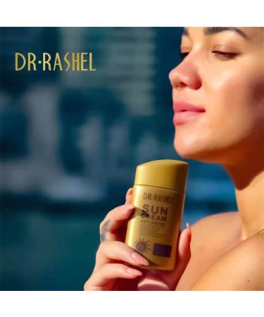 Dr Rashel Anti Aging Sunscreen SPF 100 - Waterproof Non-Greasy Face & Body Lotion Ideal Beach Essential for Women Lightweight Moisturizing Sun Cream - Buy Online on GoSupps.com
