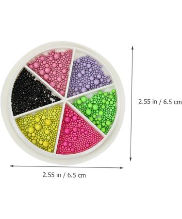 minkissy 2 Boxes Nail Art Macaron Colored Steel Balls Nail Decorations Accessories Mini Miss - Buy Online on GoSupps.com