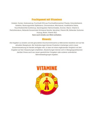 Buy nimm2 Lachgummi Sour 376g - Fruit Juice & Vitamin Gummies - 18 Pack | International Shipping - Buy Online on GoSupps.com