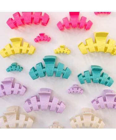 TELETIES Medium Hair Clip - Spring Collection | Strong Grip Claw Clip for Women - Peppermint Color - Buy Online on GoSupps.com