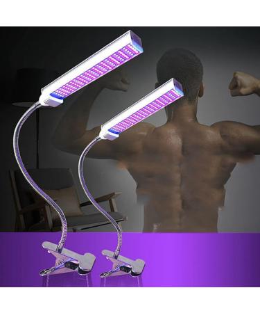 Lampe De Bronzage Uva Lampe De Bronzage Faciale Lampe De Bronzage Uva 320-400 Nm Avec Supports R glables Et Lunettes De S curit Lampe De Bronzage Pour Le Visage Et Le Corps 2Pcs