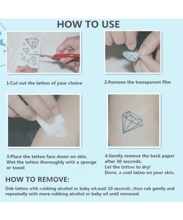 Yesallwas 6 Sheets Rose Temporary Tattoo Sticker - Waterproof Body Art Makeup for Women, Girls, Models - Realistic Arm Tattoos in Blue and Red - Buy Online on GoSupps.com