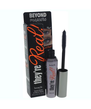 Benefit They're Real! Mascara, Beyond Black, 0.3 Ounce Beyond Black 0.30 Fl Oz (Pack of 1)