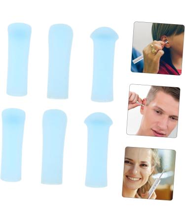 WRITWAA 6Pcs Silicone Ear Wax Removal Tips Set Soft Replaceable Ear Cleaner Tools for Safe Cleaning Compatible Sizes Home Use - Buy Online on GoSupps.com