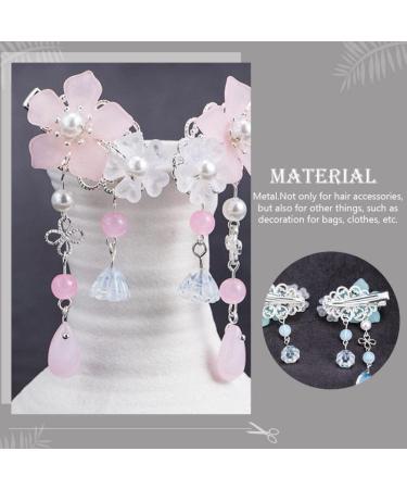KALLORY 2 Pairs Children's Hair Accessories Tassel Hair Clip for Women Flower Hair Sticks Chinese Tassel Hairpin Vintage Hair Accessories Kids Headwear Bride Chinese Style Metal Japan - Buy Online on GoSupps.com