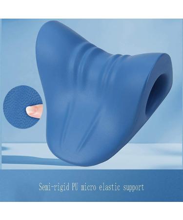 Neck Relaxer Neck Pillow Portable Cervical Traction Pillow Ergonomic Traction Neck Support Pillow for Neck Pain Relief (Color : Blue) - Buy Online on GoSupps.com