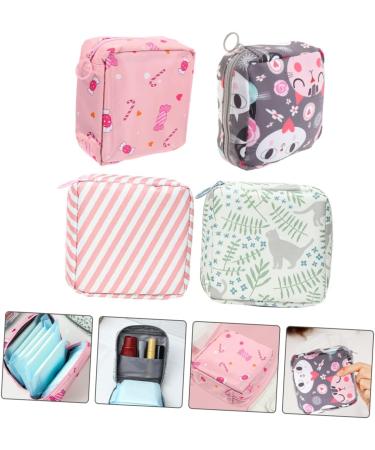 SEWOART Travel Wallet Napkin Storage Bag Set - Women's Cute Zip Wallet for Period Pads and Feminine Products - Buy Online on GoSupps.com