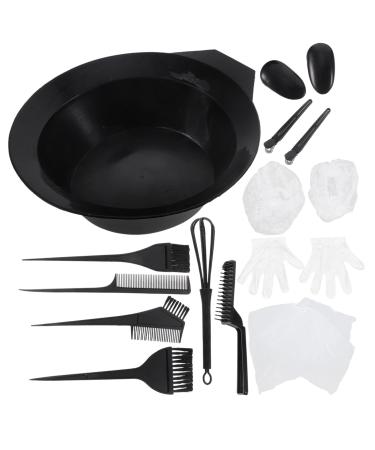Didiseaon 1 Set Diy Hair Coloring Oil Hair Dye Brush Hair Tint Kits Inflatable Headband Hair Coloring Kit Hairdressing Brushes Bowl Hair Tint Tool Ear Cover Plastic Toning Bracket