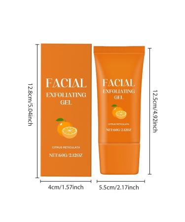 Orange Facial Exfoliating Gel Gentle Face and Body Scrub Peeling Gel Removes Blackheads & Moisturizes Skin (A-1Pcs 1 Ounce (Pack of 1)) A-1Pcs 1 Fl Oz (Pack of 3) - Buy Online on GoSupps.com