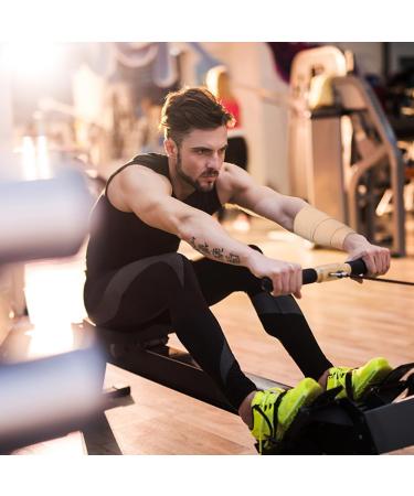 Self Adhesive Bandage Medical Tape - Elastic & Breathable First Aid Roll for Ankle Sprains 2x5 Yards 12 Pack (Rose Red) - Flexible Sports Use - Buy Online on GoSupps.com