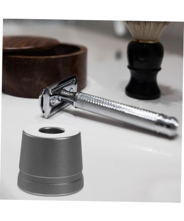 Angoily Universal Razor Rack & Shaving Brush Holder - Premium Aluminum Double Shaver Stand for Men - Ideal for Home & Shower - Buy Online on GoSupps.com