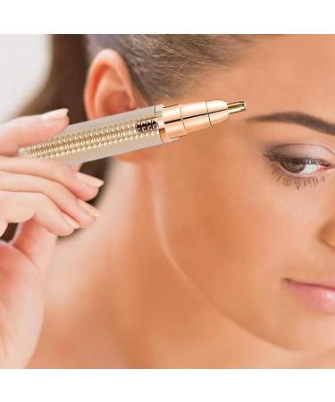Facial hair remover hair removal device Eyebrow Shavers Efficient and Safe Electric TrimmersPortable and Practical Eyebrow Trimmer for Women Makeup and Facial Hair Gold - Buy Online on GoSupps.com