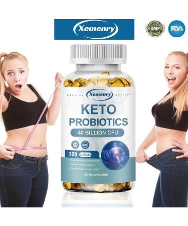 Keto Probiotics (120 Capsules) Weight Loss Fat Burning Digestive Support Liver Detox - Buy Online on GoSupps.com
