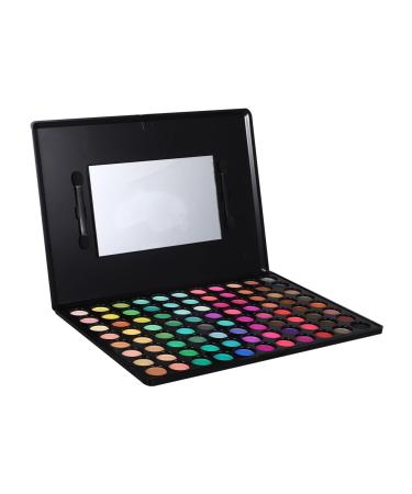 WOONEKY 1pc 88 Shadow Palette Matte Eyeshadow Cosmetic Accessory High Pigmented Eyeshadow Plastic
