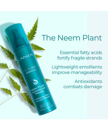 L'ANZA Neem Plant Detangling Hair Primer Detangler Spray & Heat Protection Spray for Hair Anti Frizz Hair Detangler Leave In Conditioner Hair Spray for Strength & Shine Luxury Hair Care 6.8 Fl Oz (Pack of 1) - Buy Online on GoSupps.com