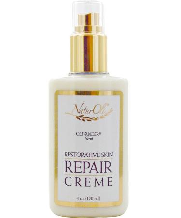 NaturOli Restorative Skin Repair Creme - 4oz - 100% Natural Skin Repair Cr me. - Gluten Free! - Made in USA!