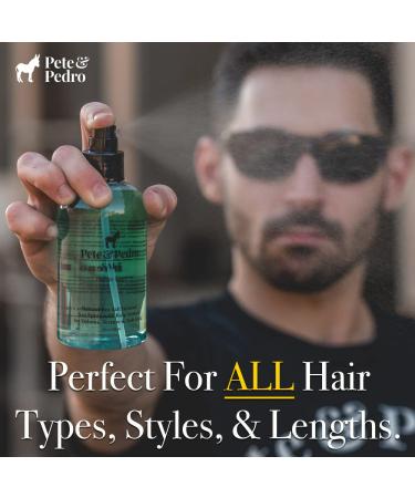 Pete & Pedro FREEZE Super Strong Hold Hair Spray 10 oz. & Natural Sea Salt Spray 8.5 oz. Combo Extreme Hold Volume & Texture for Effortless Styling | High-Performance Hair Products for Men - Buy Online on GoSupps.com