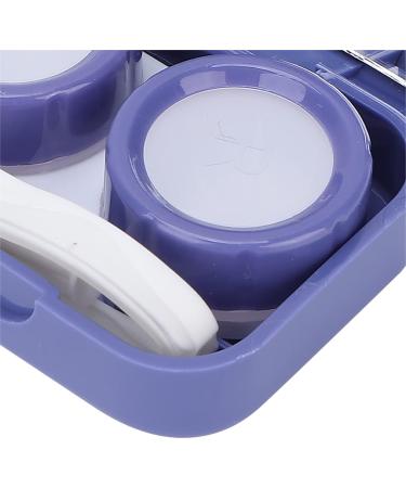 Contact Lens Storage Container with Mirror - Harmless Dark Purple Case for Safe Lens Storage - Buy Online on GoSupps.com