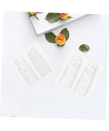 Shop 2 STK Dressoos Decoration: Animal Nail Performance Silicone Art Templates - 3D Dragon & Phoenix Designs - Buy Online on GoSupps.com