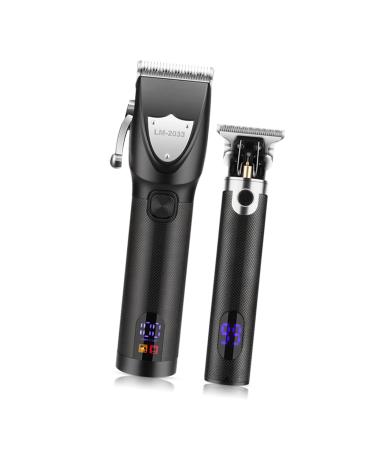 Ymiko Beard Trimmer Hair Clippers for Men Material Stainless Steel Black Gold Hair Clippers Ifade Clippers with Rechargeable Hair Clipper and Trimmer Kit for Men Rechargeable Hair