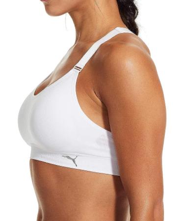PUMA Women Sports Bra 3-Pack - Large Black/White/Grey - Buy Online on GoSupps.com