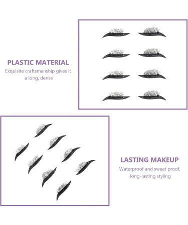 POPETPOP 12 Pairs False Eyelashes Eye Makeup Sticker Stickers Stick on Liner and Lashes Eyelash Sticker Miss - Buy Online on GoSupps.com