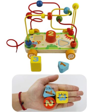 Nuheby Motor Skills Cube & Loop Toy for 1 Year Olds | Enhance Learning & Development | International Shipping Available - Buy Online on GoSupps.com