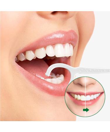 100PC Dental Floss Picks - Portable Automatic Popup Box for Teeth Cleaning | International Shipping Available - Buy Online on GoSupps.com