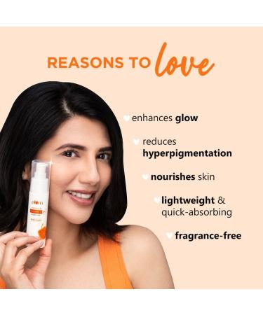 3% Vitamin C Moisturizer with Mandarin | Brightening & Revitalizing Cream | Hyperpigmentation & Dull Skin Solution | Improve Uneven Skin Tone & Elasticity | 50ml - Buy Online on GoSupps.com