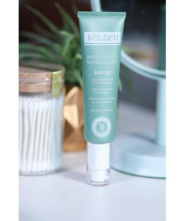Bolden Brightening Moisturizer Face Sunscreen SPF 30 with Vitamin C | UVA/UVB Protection | No White Cast | 2.0 FL Oz - Buy Online on GoSupps.com