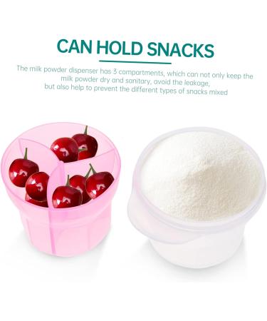 TOYANDONA 2pcs Rotary Milk Powder & Lip Gloss Travel Container Set - Buy Online on GoSupps.com