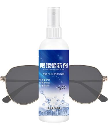 Lens Cleaning Spray 100ml Sunglass Cleaner Anti Fog Spray for Glasses Glasses Cleaner Spray Quick Drying Eye Glass Cleaners Spray for Electronic Screens Rowces - Buy Online on GoSupps.com