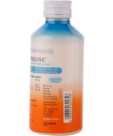 Digene Digene - 2 Ml (Orange Pack of 3)(2 Ml (Pack of 3)) - Buy Online on GoSupps.com