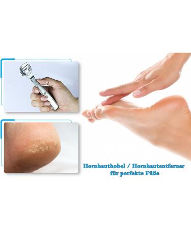 Shop SMI Corneahobel Foot Care Tool - Stainless Steel Corn Remover Razor with 10 Replacement Blades for Perfect Pedicures - Buy Online on GoSupps.com