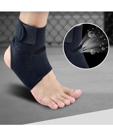 Premium Unisex Compression Ankle Support Wrap | Soft Elastic Brace for Sports & Sprains - International Shipping Available - Buy Online on GoSupps.com