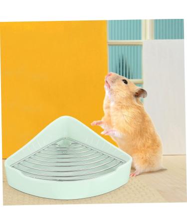 Happyyami Small Pet Ceramic Toilet Bunny Toilet Bunny Clean Equipment Bunny Pet Toilet Bunny Trainer Toilet -Fall Bunny Potty Hamster Toilet Bunny Cage Toilet Rabbit Toilet Pet Potty 24x18.5cm Light Green - Buy Online on GoSupps.com