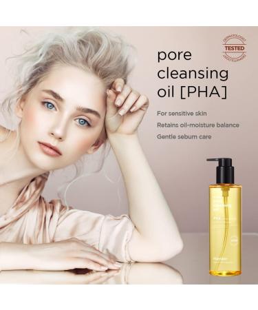 Hanskin Pore Cleansing Oil - PHA Exfoliant, 10.14 fl oz (300 ml) | Deep Clean & Refine Pores - Buy Online on GoSupps.com