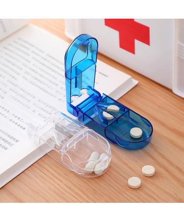 Ximimark 6 pcs Easy-to-Use Pill Cutter & Storage Box | Best Medication Management & Organization Tool - Buy Online on GoSupps.com
