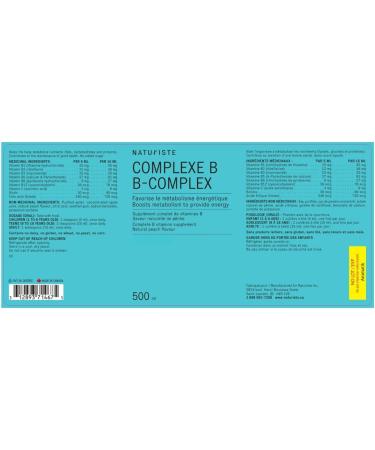 B-COMPLEX - Supplement - Boosts energy - Maintains healthy lifestyle - Contains B multivitamins - Natural peach flavour - Liquid formula - 500ml - Buy Online on GoSupps.com