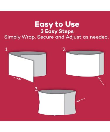 Dealmed Small Abdominal Binder 3-Panel 9 Waist Compression Wrap for Women and Men | Waist Support Belt for Core Stability and Muscle Tone - Buy Online on GoSupps.com