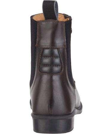 Riding Ankle Boot 'Legacy SZ Milano' - Italian Design Soft Cowhide Comfort Insole Side Zipper - Black & Brown EU Size 39 | Ultimate Comfort Slip-On - Buy Online on GoSupps.com