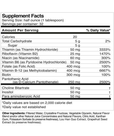 Life Solutions - Liquid Super B-Complex - 16 Oz. Naturally Support Your Body's Energy Levels and Metabolism - Buy Online on GoSupps.com