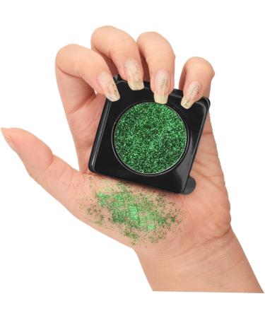 FOMIYES 3pcs Glitter Eyeshadow Palette Green Makeup Diy Shiny Eyeshadow Plate Green Face Glitter Miss Shine - Buy Online on GoSupps.com
