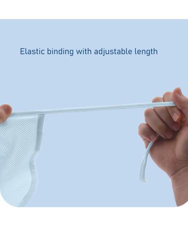 Trachenostomy Neck Stoma Protection - Cotton Ear Cover Shield | Dustproof Trachea Care Accessories - Blue - Buy Online on GoSupps.com