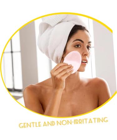 Silicone Makeup Brush Facial Cleaning Brush Face Makeup Silicone Facial Cleansing Brush Face Cleaner Brush Soft Bristle Cleaning Brush Makeup Pink Scrub Manual Miss - Buy Online on GoSupps.com
