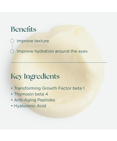 Marini SkinSolutions Transformation Eye Cream - Visibly Improves Texture Wrinkles & Hydration with Anti-Aging Peptides Growth Factors & Hyaluronic Acid - Cruelty Free - Made in the USA - 0.5 oz - Buy Online on GoSupps.com