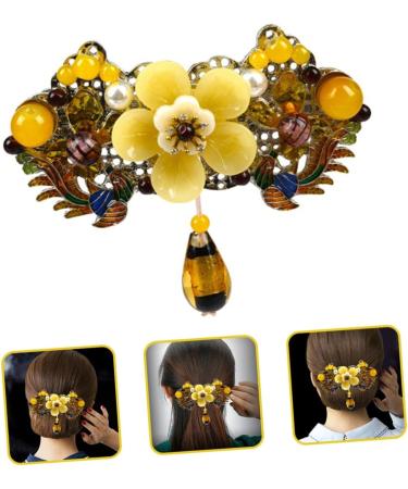 Didiseaon Hairpin Hair Jewels for Women French Hair Pin Wedding Hair Clips Women Hair Clip Women Hair Barrettes Vintage Flower Hair Clips Hair Clamp Ponytail Alloy Spring Miss - Buy Online on GoSupps.com