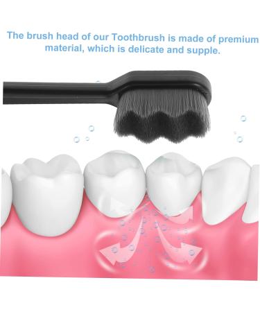 JECOMPRIS Soft Travel Toothbrush Set - 4 Light Weight Brushes for Adults Pregnant Women - Durable & Gentle Cleaning - Ideal for Home & Travel - Buy Online on GoSupps.com